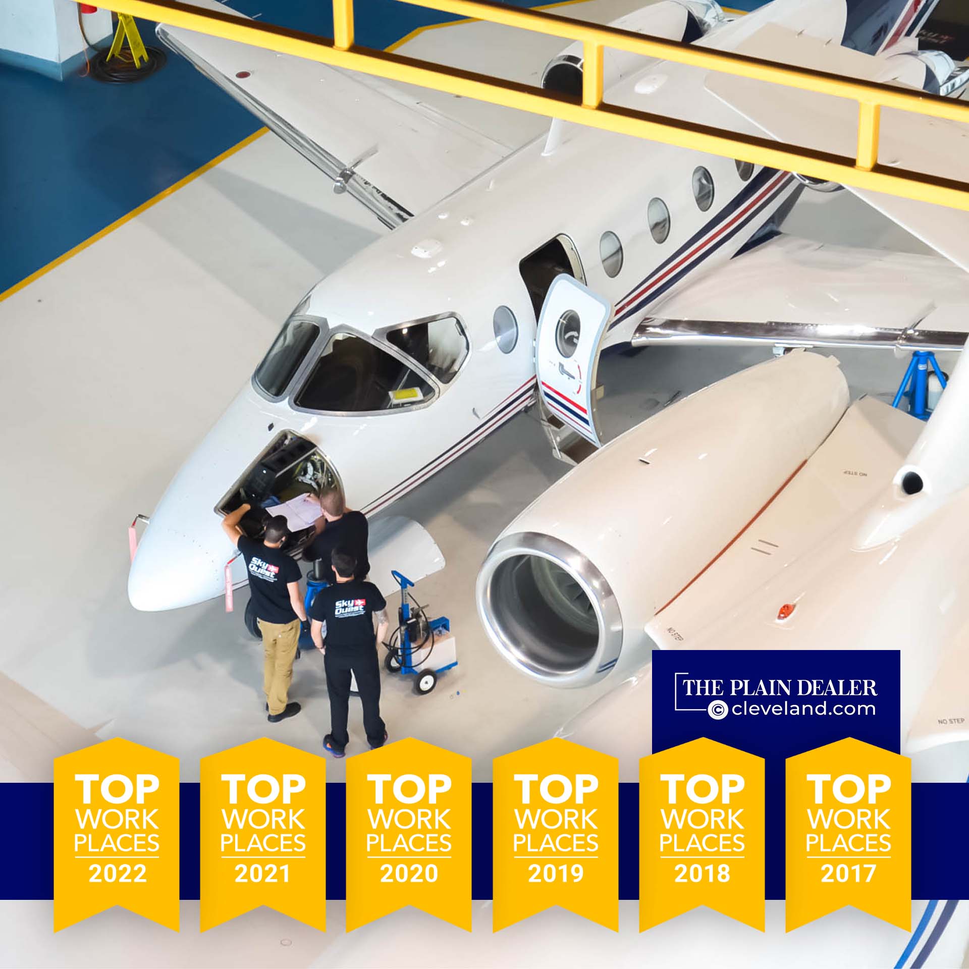 TopPlacesWork2022 Private Jet Charter & Aircraft Management